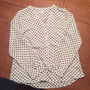 Black and White Polka Dot Shirt! Worn Once!